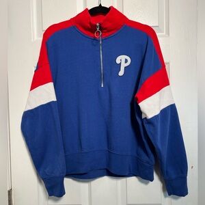 Women’s Tailgate Collection Phillies 1/4 Zip Pullover